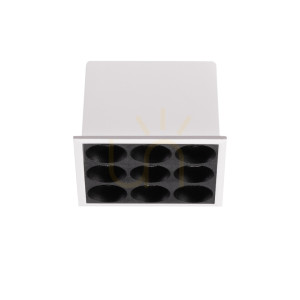 Zapustené svietidlo Ideallux LIKA 367286 biele LED 10W 3000K Ø6,5 cm