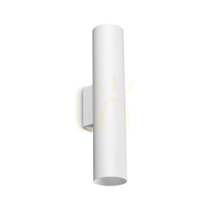 Nástenné svietidlo Ideallux LOOK 370033 biele 2x GU10, Ø 6 cm