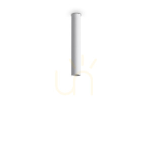Plafón Ideallux LOOK 370811 biely LED 5W 3000K sklo kov ⌀3 cm