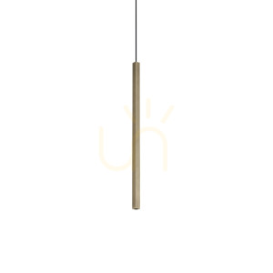 Závesné svietidlo Ideallux LOOK mosadzné sklo 8 cm 3000K 371139