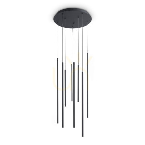 Prívesné svetlo Ideallux LOOK 371177 čierne 45 cm LED 3000K