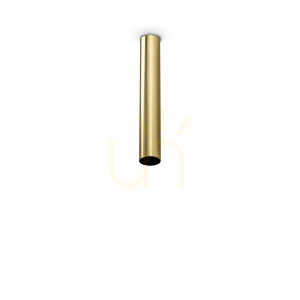 Plafón Ideallux LOOK mosadzný GU10 1x28W 6x40 cm 353838
