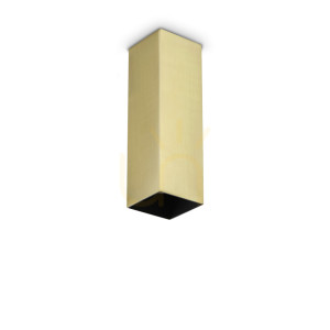 Plafón Ideallux LOOK mosadzný GU10 1x28 W 6x20 cm 371504