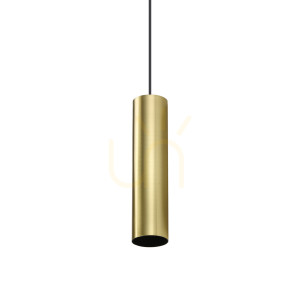 Prívesné svetlo Ideallux LOOK mosadz 6 cm GU10 371658
