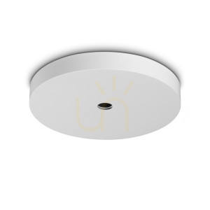 Stropný kryt Ideallux MAPA 371801 biely Ø36 cm