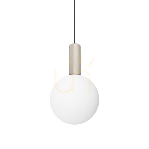 Prívesné svietidlo Ideallux ODEON 349206 biele LED 8W, priemer 20 cm