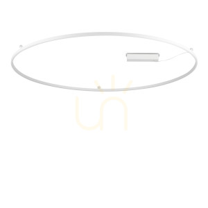 Plafón Ideallux Oracle Slim 370361 biely LED 81W 3000K Ø150 cm
