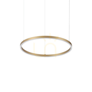 Prívesné svetlo Ideallux ORACLE SLIM 370408 mosadzné 50 cm LED 3000K
