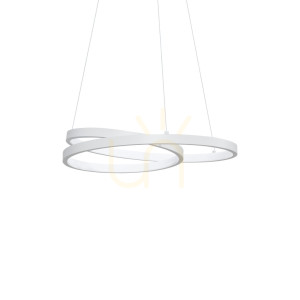 Prívesné svetlo Ideallux OZ biele LED 38W 3000K Ø40 cm 352435