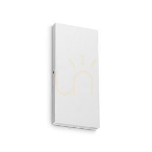 Vonkajšie nástenné svietidlo Ideallux POST-IT 369372 biele LED 6W IP65 up down