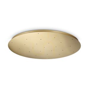 Stropný rozetový kryt Ideallux ROSONE 370682 mosadz Ø105 cm