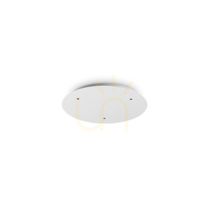 Stropný kryt Ideallux ROSONE 344171 biely 30 cm