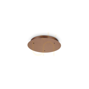 Stropný kryt Ideallux ROSONE 344218 medený 30 cm