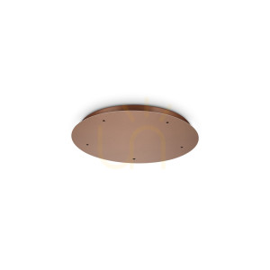 Stropná rozeta Ideallux ROSONE medená hliník 45 cm 344249