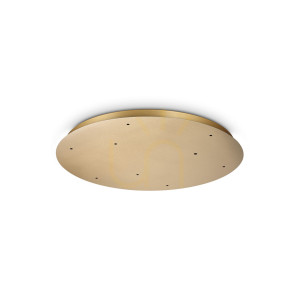Stropný rozetový kryt Ideallux ROSONE 364919 mosadz Ø60 cm