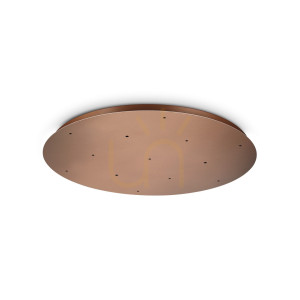 Stropný rozetový kruh Ideallux ROSONE 344355 medený Ø75 cm