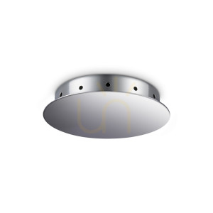 Stropná rozeta Ideallux ROSONE chróm 18 cm 370743