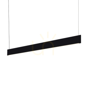 Koľajnicové svietidlo Ideallux STEEL čierne LED 24W 3000K 120 cm 368818