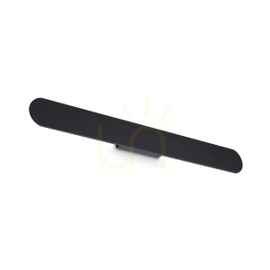 Nástenné svietidlo Ideallux Zig Zag 369556 čierne LED 30W 3000K 76 cm