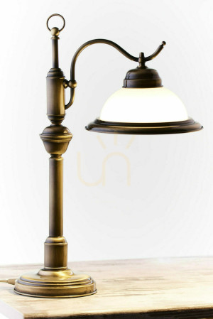 Stolná lampa OPAL Brass E27 JUPITER