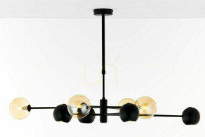 Luster MOKA čierny G9/GU10 JUPITER