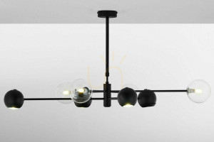 Luster MOKA čierny G9/GU10 JUPITER