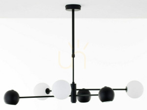 Luster MOKA čierny G9/GU10 JUPITER