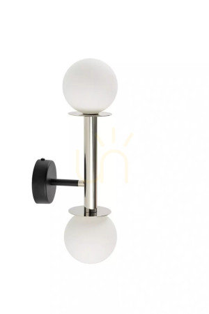 Nástenné svietidlo Sigma DAISY 2 čierna/biela 12W G9 40768