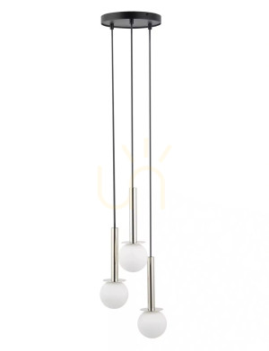 Závesné svietidlo Sigma Daisy 3 čierna/biela 40764