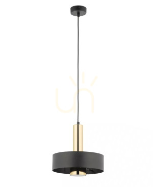 Závesné svietidlo Sigma RIF LUX 1 čierno-zlaté GX53 12W SKU 40719