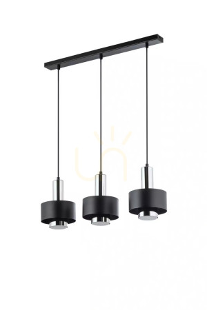 Závesné svietidlo Sigma RIF LUX 3 čierne 40716