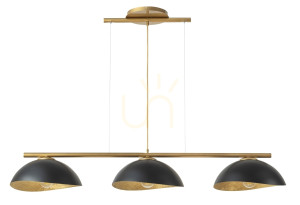 Prívesná lampa Sigma Solar 3 S zlatá čierno-zlatá 40573