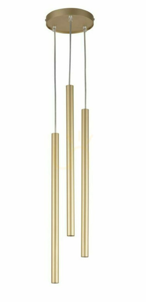 Prívesná lampa Sigma Sopel 3x G9 zlatá, SKU 33624