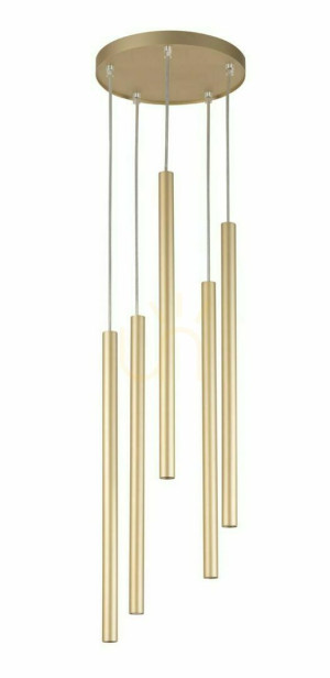 Závesná lampa Sigma Sopel 5x G9 zlatá 33627