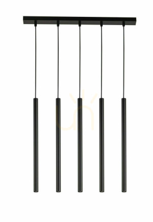 Závesné svietidlo Sigma Sopel 5 čierne 33615 G9 5x IP20