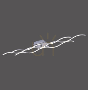 WAVE Plafond 15167-55 Silver 3xLED
