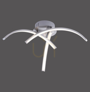 VALERIE Plafond 15341-55 Silver 3xLED