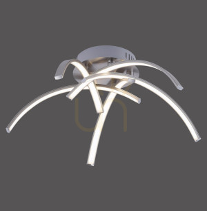 VALERIE Plafond 15340-55 Silver 5xLED