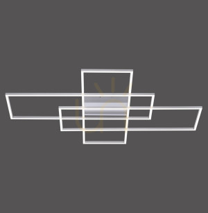 Plafond Q-INIGO 8195-55 Silver 3xLED