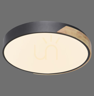 Q-BILA Plafond 6071-18 Black 1xLED
