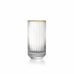 Highball pohár zlatý 14 cm prírodné zlato