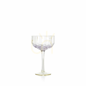 Koktailový pohár coupe ružový 16,5 cm
