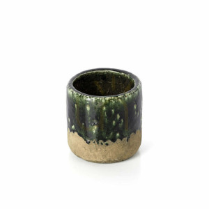 Kvetináč s machom zelený betón 12,5 cm S