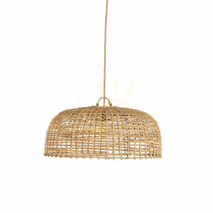 Prívesné svetlo Cloche prírodné 60 cm】