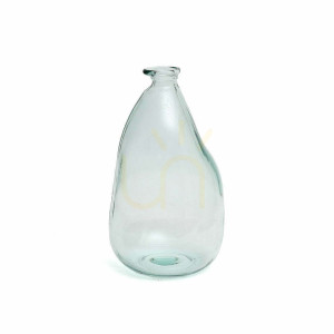 Sklenená váza Shudi modrá Glass Collection 36 cm