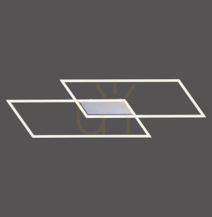 Plafón INIGO 8193-55 Silver 2xLED