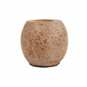 Sviečka Cavestone hnedá 13x13x12 cm