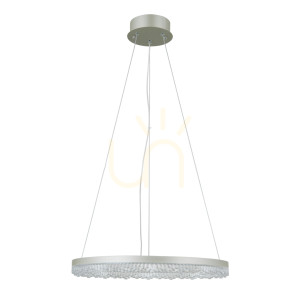 Prívesné LED svietidlo Italux Barlo strieborné 50 cm PND-34526-M-SILV