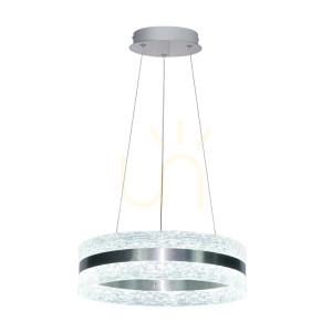 Závesné LED svietidlo Italux Blera strieborné 24W IP20 PND-98273-SCHR