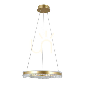 Závesné LED svietidlo Italux Morte zlaté 50 cm PND-34535-M-GD